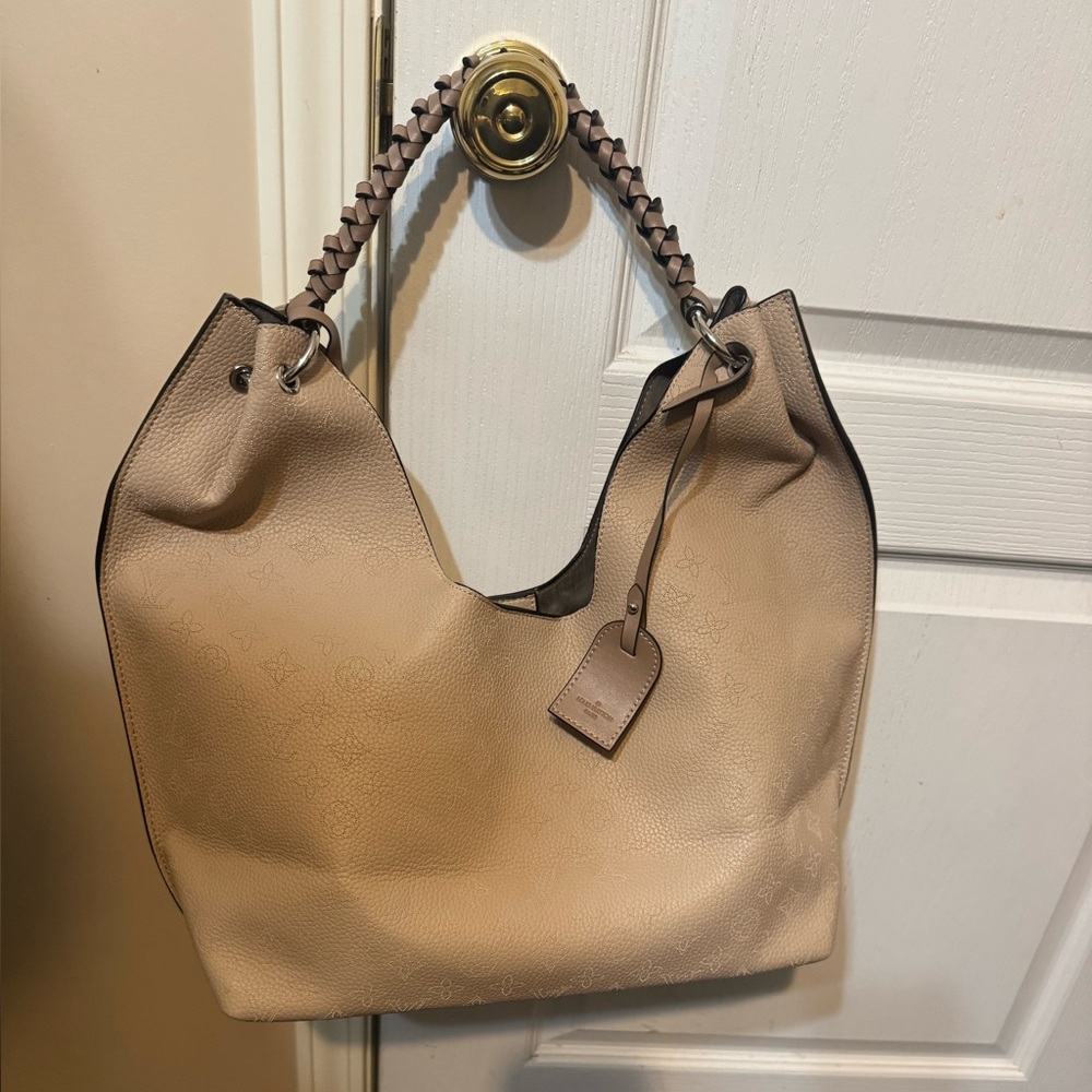 Elegant Beige Designer Tote Bag